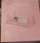 Funboy Kids Pink Castle Sleepover Travel Bed & Air Mattress Twin. Fixed Price $49.99.