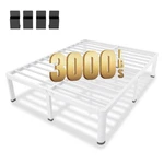 Maf 14" Queen Metal Platform Bed Frame White. Fixed Price $179.99.