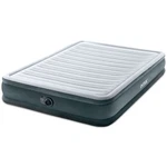 Intex Comfort Deluxe Plush Air Mattress Bed With Built-in Pump, Queen (open Box). Fixed Price $55.33.