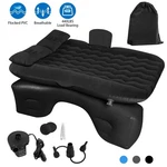 Inflatable Travel Car Air Mattress Back Seat Bed And Rest W/pillows Pump Bag. Fixed Price $36.98.