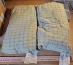 Coleman Soft Green Plaid Cotton Flannel Camping Travel Pillow Set. Fixed Price $24.99.