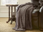 Amrapur Overseas Luxury Faux Fur Throw (dark Grey). Fixed Price $46.99.