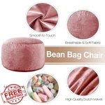 Whatsbedding Pink 3 Ft Bean Bag Chair Memory Foam Faux Fur Large. Fixed Price $82.59.