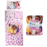 Jay Franco Kids Slumber Bag And Pillow - 54 X 27 Inch Comfy Pink Princess. Fixed Price $60.65.