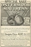 1907 Ostermoor Mattress $15 Antique Print Ad Bargain Price Woman Making Bed. Fixed Price $19.95.