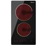 Electric Cooktop Burners Built-in 12" Ceramic Gionien Double Glass .... Fixed Price $189.99.
