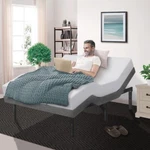 Queen Size Smart Adjustable Bed With 14" Mattress - Usb, Remote, Massage, App. Fixed Price $1360.00.