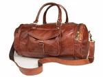 Genuine Overnight Worlds Unique Bag Leather Vintage Duffel Travel Gym Weekend. Fixed Price $77.82.