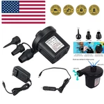 Electric Air Pump For Inflatables,portable Quick-fill With 3 Nozzles.... Fixed Price $18.99.