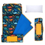 Wildkin Microfiber Modern Quilted Nap Mat W/ Pillow For Boys & Girls - 49.5X20. Fixed Price $69.64.