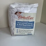 Ease Premium Waterproof & Allergy Zipper Mattress Protector King Open Bx. Fixed Price $24.88.