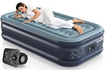 Lavisx Twin Air Mattress With Built Pump 16" Blow Up Raised Bed,. Fixed Price $202.99.