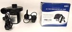New Portable Electric Air Pump W/3 Valve Nozzles #8201 Ac 110V/130W 60HZ 0.58PSI. Fixed Price $18.50.