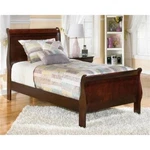 Signature Design By Ashley Alisdair Sleigh Twin Bed Warm Dark Brown. Fixed Price $337.99.