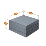 Granrest OLW04TM02S In. Tri Folding Memory Foam Mattress - Blue. Fixed Price $60.00.