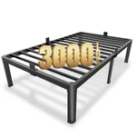 Maf 14 Inch Metal Platform Bed Frame With Round Corner Legs, Twin, Black. Fixed Price $149.49.