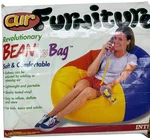 Vintage Intex Furniture Beanless Bag Chair Red Blue Yellow Inflatable. Fixed Price $37.95.