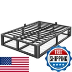 Firpeesy Metal Heavy Duty 14 Inch King Bed Frame Rounded Corner And Headboard. Fixed Price $313.55.