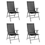 Tangkula Set 4 Patio Foldable Dining Chairs, Outdoor Portable Camping. Fixed Price $253.37.
