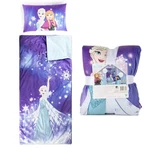 Jay Franco Kids Slumber Bag And Pillow - 54 X 27 Inch Comfy Purple Frozen. Fixed Price $49.85.