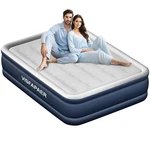 Best Air Mattress Queen With Built Pump Raised, 18'' High Inflatable Electric. Fixed Price $114.45.