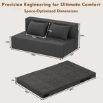 Convertible Folding Sofa Bedroom Floor Couch Sleeper 31-80. Fixed Price $152.00.