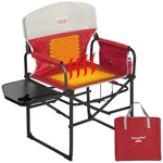 Sunnyfeel Heated Camping Directors Chair, Heavy Large, Red. Fixed Price $132.99.