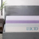 Lavender Infused 3" Memory Foam Mattress Topper - Queen Size, Ventilated Design. Fixed Price $166.99.
