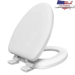 Soft Elongated Toilet Seat Memory Foam Quick Release Slow Close Rubber Pads New. Fixed Price $36.76.