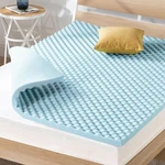 Best Price Mattress 2 Egg Crate Memory Foam Inch, Blue. Fixed Price $71.25.
