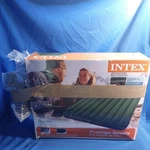 Intex Queen 8.75" Prestige Downy Airbed Mattress With Hand-held Battery Pump. Fixed Price $45.99.