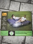 Inflatable New Queen Size Flocked Mattress Air Bed & External Rechargeable Pump. Fixed Price $56.76.