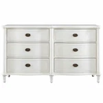 Beaumont Lane 6 Drawer Dresser In Cotton. Fixed Price $1580.10.