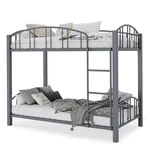 Gravee Metal Bunk Bed Twin Over Sturdy Frame With Guardrail Space Saving. Fixed Price $150.84.