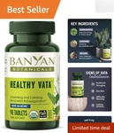 Restorative Organic Vata Supplement: 90 Tablets With Shatavari For Calm & Sleep. Fixed Price $43.99.