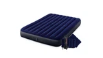Intex Classic Downy 8.75" Air Bed With Pump & Inflatable Pillows - Queen Navy. Fixed Price $49.99.