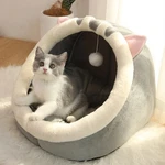 Soft Plush Bed Cave Cozy Washable Pet House For Indoor Cats Small Dogs. Fixed Price $24.99.