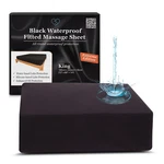 Eroticgel King Extreme Black Waterproof Fitted Massage Sheet 72'' 80'' + 14''. Fixed Price $61.99.