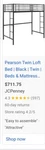 Walker Edison Bdolbl Metal Full/double Loft Bunk Bed - Black. Fixed Price $700.00.