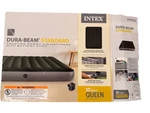 Intex Dura-beam Standard Series Downy Airbed With Built-in Foot Pump Full Size. Fixed Price $25.00.