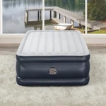 18" Air Mattress Bed W/ Built-in Pump Inflatable Travel Antimicrobial Queen. Fixed Price $171.74.
