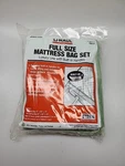 Uhaul Full Mattress Bag Deluxe Set W/ Built In Handles 2.25 Mil Strength. Fixed Price $14.00.