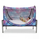 Privacy Pop Up Eclipse Bed Tent Drapes (unicorn Galaxy, Full). Fixed Price $120.80.