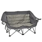 Outsider Love Padded Lounge Chair, Two Seat, Light Brown And Dark. Fixed Price $117.17.