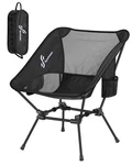 Sportneer Camping Chair, Lightweight, 2 Side Pockets, Portable, 330LB Capacity. Fixed Price $68.26.