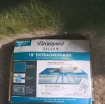 Beautyrest Extraordinaire 18"QUEEN Size Mattress With Built-in Pump. Fixed Price $65.50.