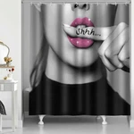 Fashion Woman Shower Curtains Glam Girls Lip Bathroom 72X72 Inches Polye. Fixed Price $33.97.