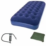 Zaltana Twin Size Air Mattress With Double Action Pump & Inflatable Pillow Combo. Fixed Price $49.99.