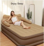 Portable Queen Size Air Mattress Sofa Bed For Outdoor Indoor Inflatable Couch. Fixed Price $99.99.