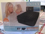 New Intex Air Bed Queen Raised Downy Mattress, 22" Height W/built-in Pump. Fixed Price $89.95.